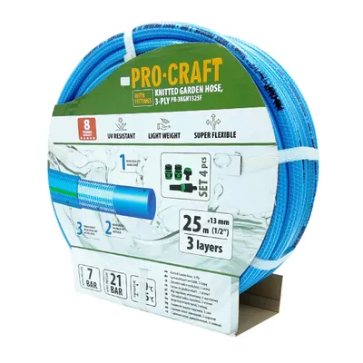 Image de Tuyau d'arrosage bleu Procraft PR-3KGH1325F