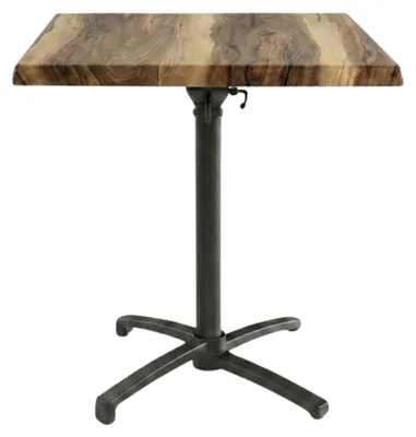 Image de Table de terrasse en  Marron pour Exterieur, 60x60 cm