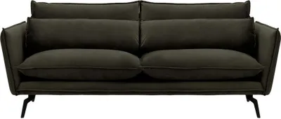 Produktbild von SLF24 - Dreisitzer-Sofa Layla - schwarz - Velluto 20