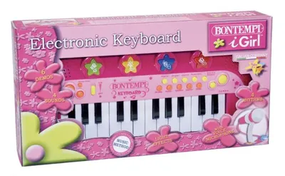 Produktbild von Bontempi Girl Keyboard 24 Taste z Mikrofon 33057 DANTE