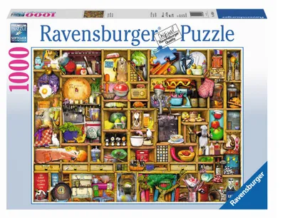 Obrázok produktu pre 1000 dielikov puzzle Ravensburger Colin Thompson Zvedavá kuchynská polička 19298
