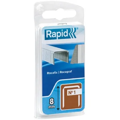 Produktbild von Rapid 40109539, Klammerpack, 8 mm, Befestigung, 860 Heftklammern, Metallisch