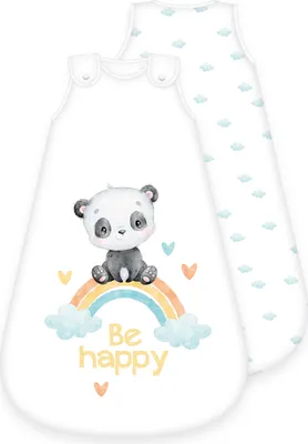 Produktbild von Regenbogen Panda Baby-Schlafsack