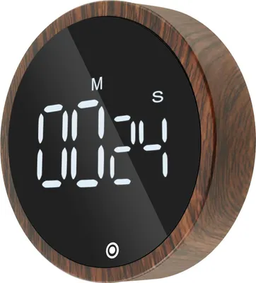 Produktbild von Digitaler Timer mit LED Beleuchtung, magnetisch, 3 einstellbare Lautstärken, Eier- und Tisch-Timer für Kochen, Lernen & Fitness