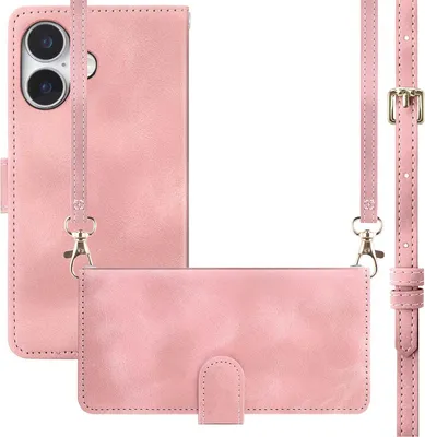 Immagine prodotto di Custodia pieghevole imoshion con cordino iPhone 17 - Rosa