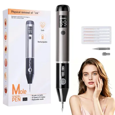 Produktbild von Warzen- und Muttermal Entferner Stift, 99 Stufen einstellbar, zur Entfernung von Warzen, Muttermalen & Pigmentflecken, für Gesicht und Körper