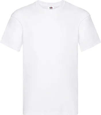 Image de Fruit of the Loom 61-082-0 | T-shirt original pour hommes - Couleur : Blanc - Taille : XXL