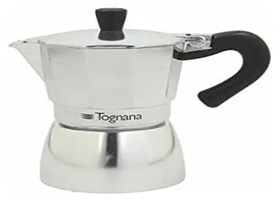 Mokka-Kaffeemaschine, 1 Tasse, Spiegelaluminium, silber, 65 ml