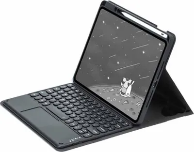 Immagine prodotto di INF Custodia Magnetica con Tastiera Bluetooth Nera per iPad Pro 11"