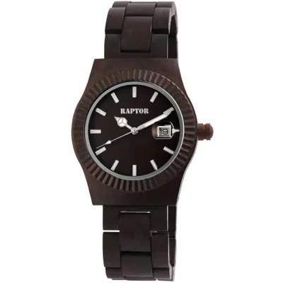 Produktbild von Raptor Analog Uniuhr mit Holzband Datum