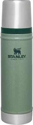 Obrázek produktu pro Stanley 1913 Classic Legendary Thermosflasche 0.59L - Thermos Hält 18 Stunden Heiß Oder Kalt - Edelstahl Thermoskanne - BPA-Frei - Spülmaschinenfest - Hammertone Green