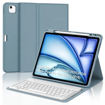Produktbild von Hülle Tastatur für und Pro 13 hülle mit tastatur Smogblau Air 13 2026 M4 2025 M3 2024 M2