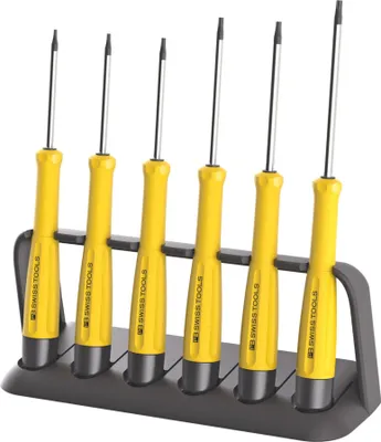 Image de PB Swiss Tools Jeu de tournevis électroniques, pour TX, ESD, 6 pièces