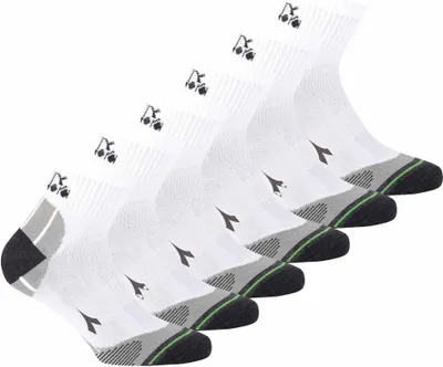 Produktbild von Diadora Uni Quarter Sportsocken, 6er Pack - Socken, Logo, Muster Weiß 39-42