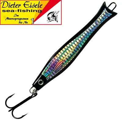 Produktbild von Dieter Eisele Pro Select Pilker Black Panter, Gewicht / Länge / Hakengröße:90g - 12.5cm - Gr. 4/0