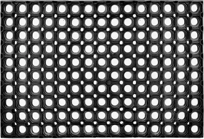 Produktbild von Astra Fußmatte Außen QUADRO Schwarz 80 x 120 cm