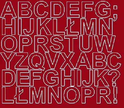 Immagine prodotto di Lettere adesive, 3 cm, rosso scuro, lucide