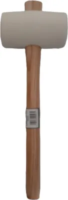 Produktbild von Hufa Fliesen Gummihammer groß Ø 65mm Fliesenleger Schonhammer Plattenleger