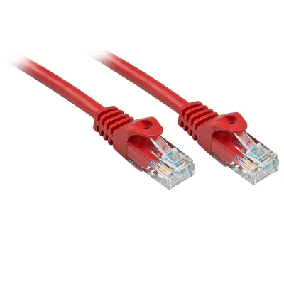 Produktbild von LINDY Patchkabel Cat6 U/UTP Basic rot 0.30m