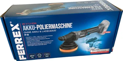 Produktbild von FERREX 20 V Akku Poliermaschine FP 20 6 stufig einstellbar 2300 - 4500 U/min