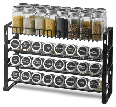 Zdjęcie produktu dla Stojak na przyprawy Organizer na przyprawy Organizer do szafki na przyprawy 40x27cm