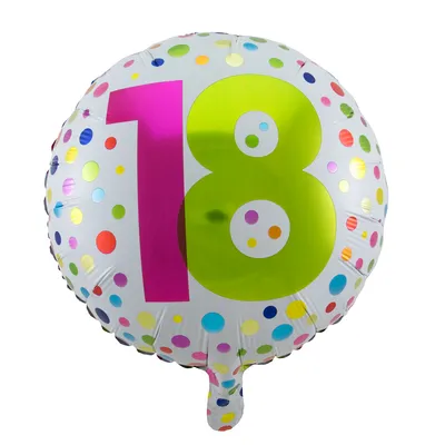 Produktbild von Folat 64318 - Folat Folienballon Zahl 18