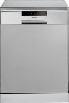 Produktbild von Bomann Geschirrspüler GSP 7410 silber, Stand / Unterbaufähig, 60 cm Ausführung, 14 Maßgedecke, 6 Programme, LED- Display
