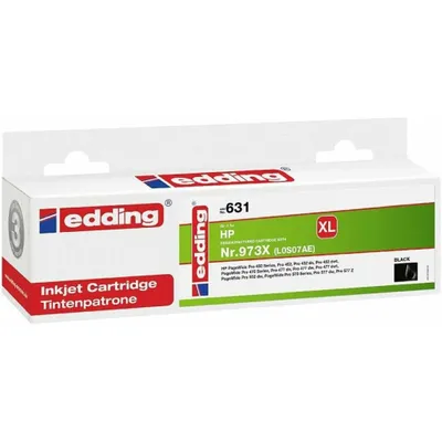 Immagine prodotto di cartuccia di stampa edding 18-631 edding EDD-631 nero compatibile con HP 973X (L0S07AE)