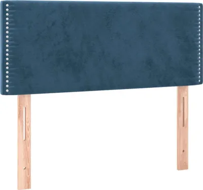 Immagine prodotto di vidaXL Testiera blu scuro 100x5x78/88 cm Velluto