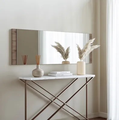 Produktbild von Skye Decor, Boy- Boy Aynası Dekoratif Basic Ceviz 40x120NOS, Nussbaumfarbe, Wandspiegel, 40x120x2,2 cm, 100% MDF