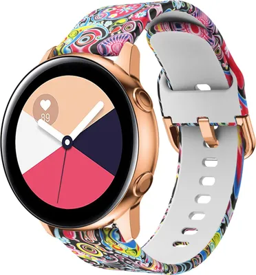 Produktbild von Armband 22mm für Samsung Galaxy Gear S3/Gear 2/ Huawei Watch GT Watch 2 Pro Ticwatch Pro Design BUNTE FORMEN