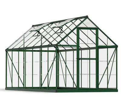 Produktbild von Palram - Canopia Aluminium Gewächshaus Harmony 614 Grün 424x185x208 cm