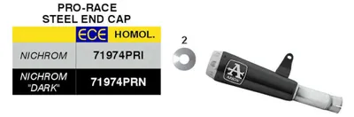 Immagine prodotto di Marmitta Slip-On ARROW omologata Pro-Race nero nichrom per Triumph SPEED 400