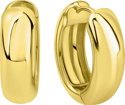 Produktbild von Zeeme Basic Klappcreolen 925/- Sterling Silber 2,0cm gelb ohne 341210032V