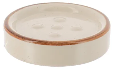 Produktbild von TENDANCE | Seifenschale - Badeseifenschale - beige - Steingut - Seifenhalter - Badezimmer - Praktisch