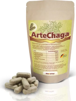 Produktbild von ArteChaga 180 Kapseln mit Einjähriger Beifuß-Extrakt