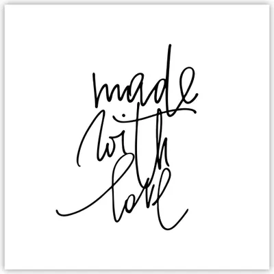 Produktbild von Poster - Poster ohne Rahmen - Erstellt mit Liebe - 40x40 cm - Wand Bild - Wanddeko - Wandbilder - Kunstposter - Wandposter - Bilder - Kunstdruck - Wanddekoration - Wandbild - P2XAC40x40-4499