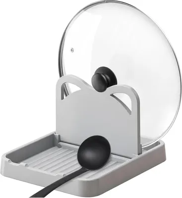 Produktbild von Universal Kochlöffelhalter Deckelhalter 18x14x10cm Grau Küchenhelfer