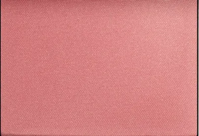 A close-up, flat lay image of a pink powder blush.