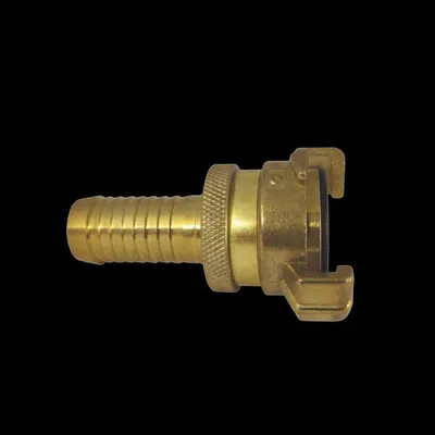 Produktbild von AquaCraft Schlauchkupplung 3/4 Zoll 1001000042 mit Tülle & Kontermutter messing, außen 19mm