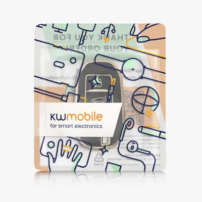 Produktbild von kwmobile Autoschlüssel Hülle kompatibel mit Peugeot Citroen 3-Tasten Smartkey Autoschlüssel (nur Keyless Go) - Schlüsselhülle Silikon Cover - Schwarz