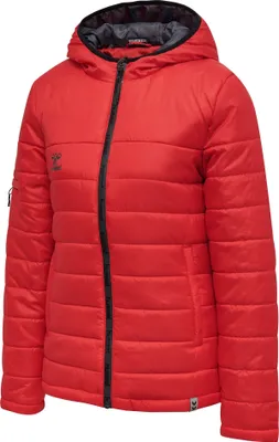 Produktbild von HUMMEL hmlNORTH QUILTED HOOD JACKET WOMAN TRUE RED