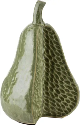 Obrázok produktu pre Dekoratívna keramická figúrka Saggio Pear 13 x 11 x 21 cm, glazovaná, 1 ks