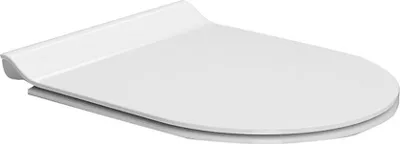 Produktbild von WC-Sitz SLIM, für Serie NORM/PURA, weiß Toilettensitz, Toilettenbrille