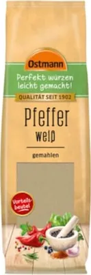 Produktbild von Ostmann Pfeffer weiss gemahlen