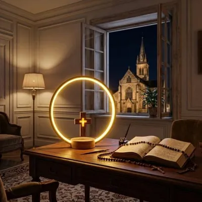Image de Lampe à lévitation CIRCLO Aureola noire