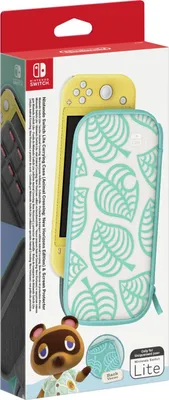 Produktbild von Nintendo Switch Lite-Tasche (Animal Crossing: New Horizons-Edition) & -Schutzfolie