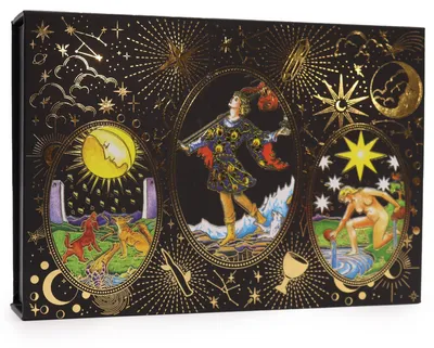 Produktbild von Tarot - Karten-Set mit Goldfolie und Ratgeber - Lass die Magie beginnen Geschenkset