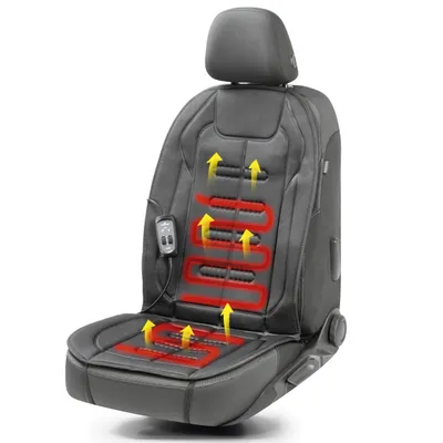 Produktbild von WALSER vyhrievanie sedadiel automobilu 1 kus prémiové podložky do auta vyhrievaná podložka do auta predné sedadlá vyhrievanie sedadiel opierka / povrch sedadiel vyhrievanie sedadiel podložka do auta 12v zástrčka vyhrievanie sedadiel do auta