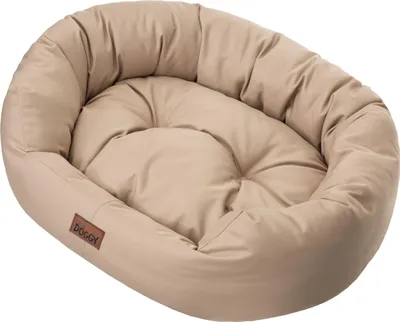 Image de Lit pour chien avec matelas imperméable "Amazing" - Lit orthopédique pour animaux domestiques ovale pour intérieur & extérieur - 75x60 cm